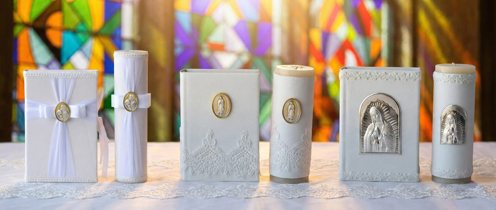 Biblias para Boda, Rosarios y Cirios