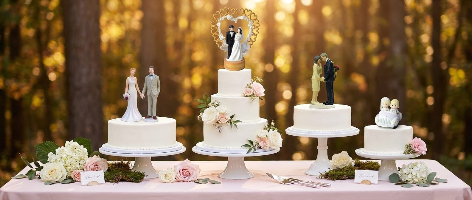 Muñecos para Pastel de Boda