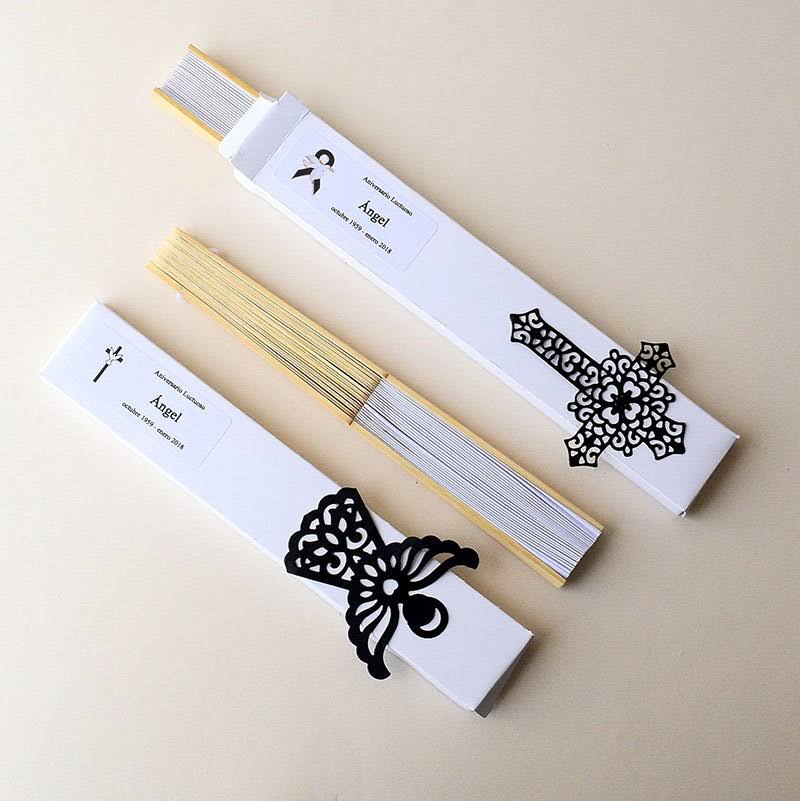 Abanico en Cajita Luctuoso