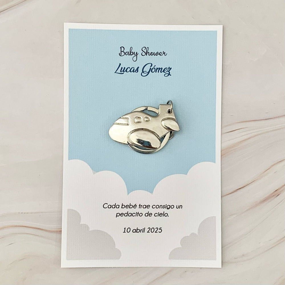 Recuerdo para Baby Shower, Avión en las Nubes