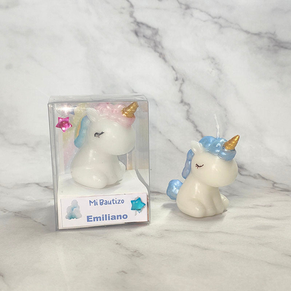Vela de Unicornio Personalizada