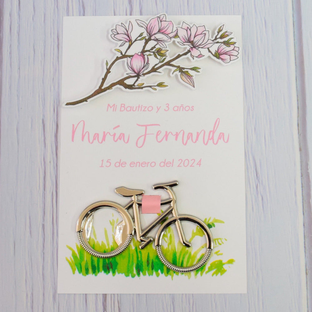 Destapador Bici personalizado niña