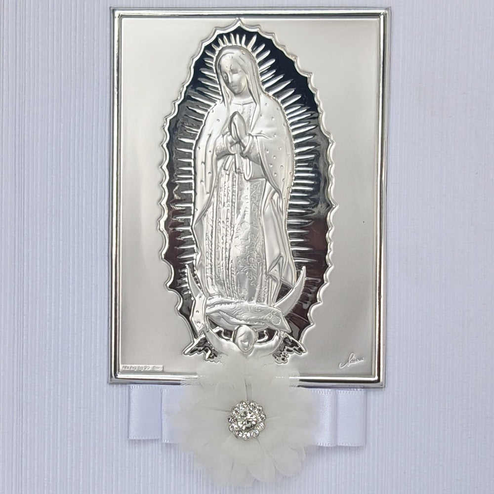 Biblia Grande Virgen de Guadalupe, Plata Laminada Italiana