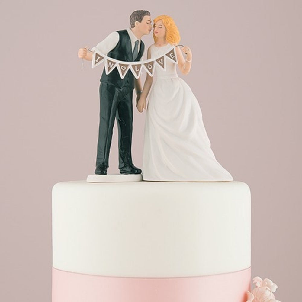 Figura para Pastel de Boda, In Love, Porcelana