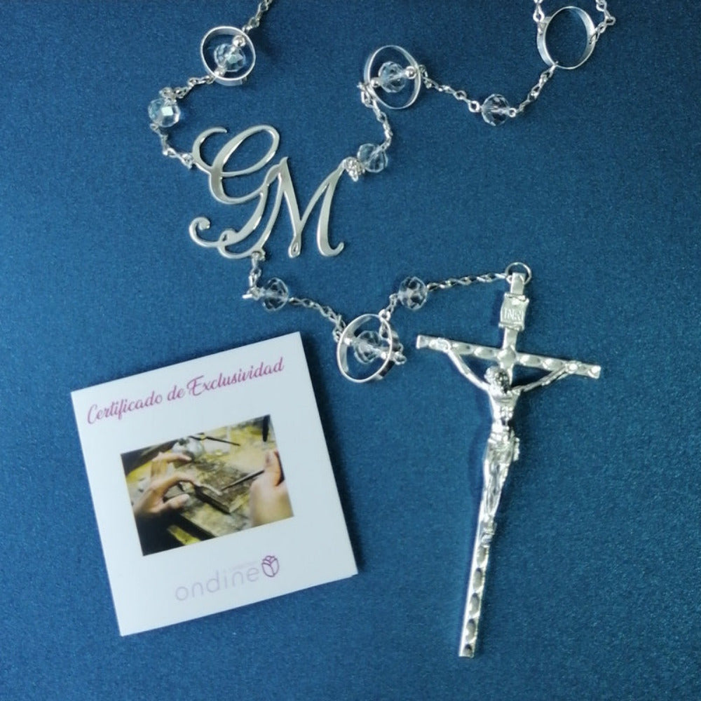 Lazo de boda Eternity personalizado con cruz italiana Certificado de Exclusividad.