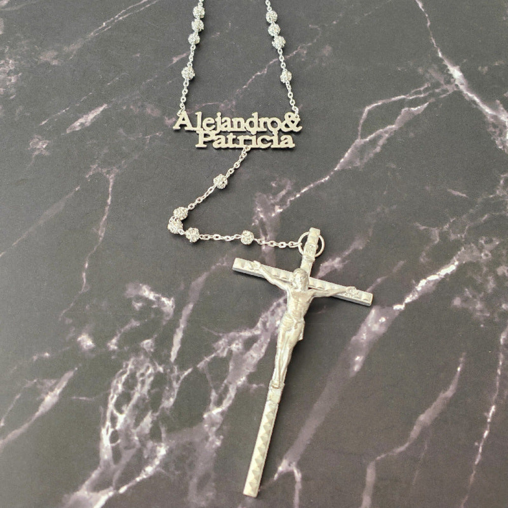 Lazo Bella Luz Personalizado,cruz italiana, Certificado de exclusividad