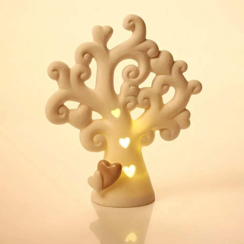 Centro de mesa para Boda con luz, Árbol del Amor