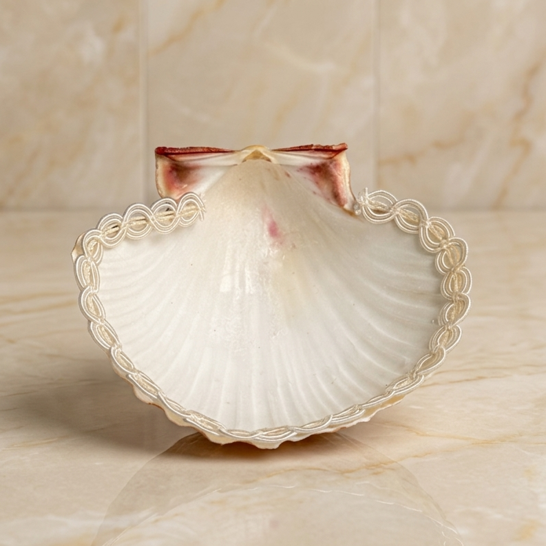 Kit de Bautizo Medalla Virgen Santa, Artesanal