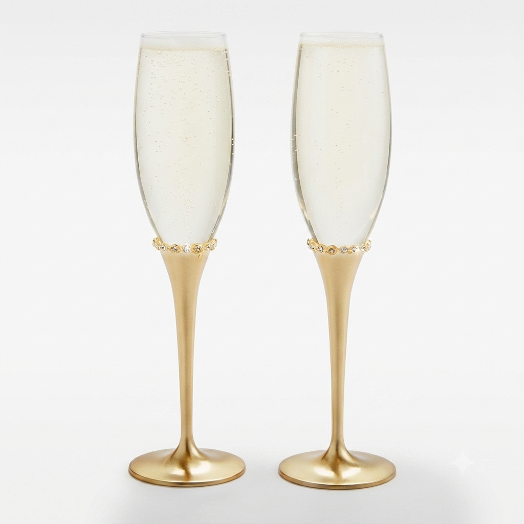 Copas para aniversario de bodas de oro, golden promise.