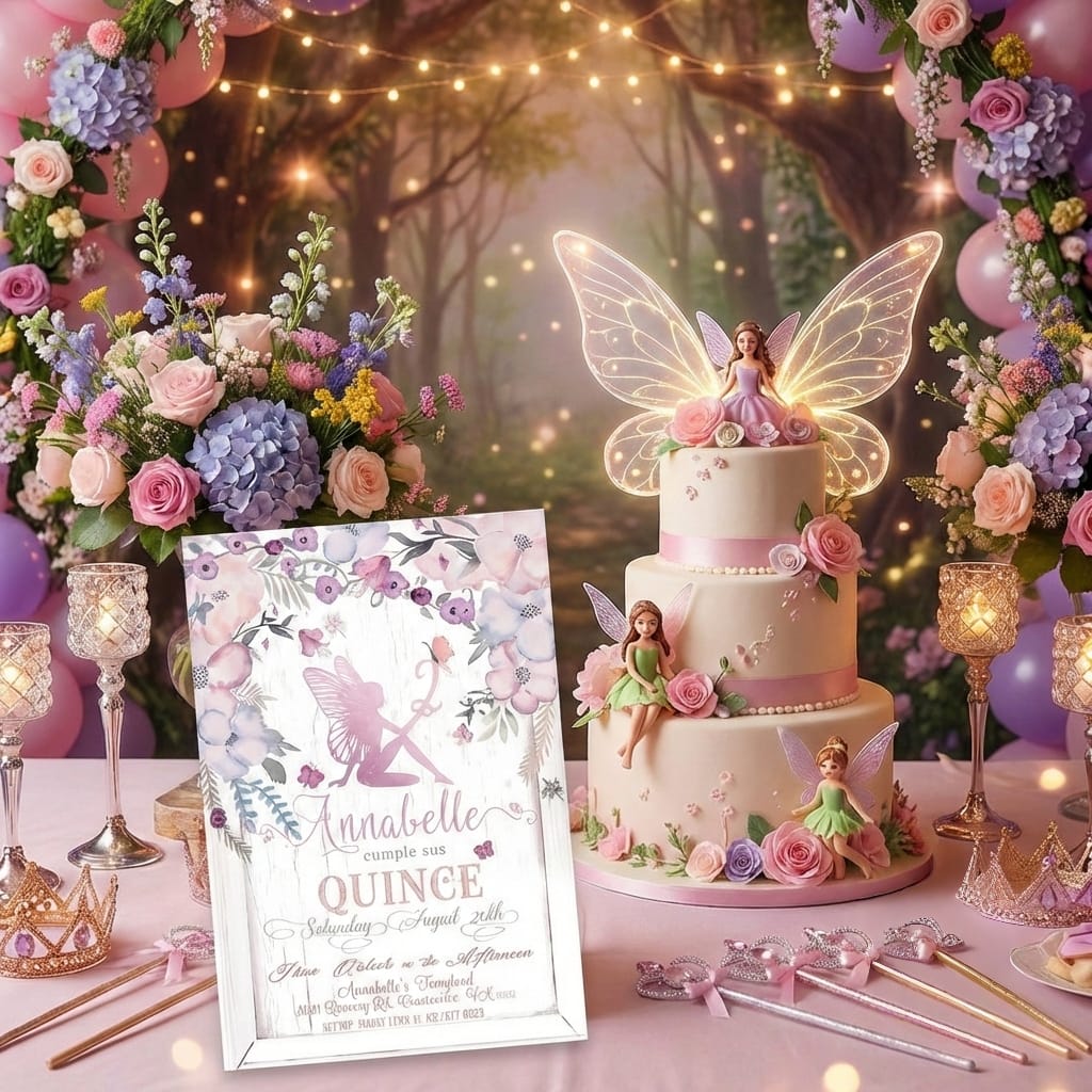 Invitación para XV Años a Fairy's Dream