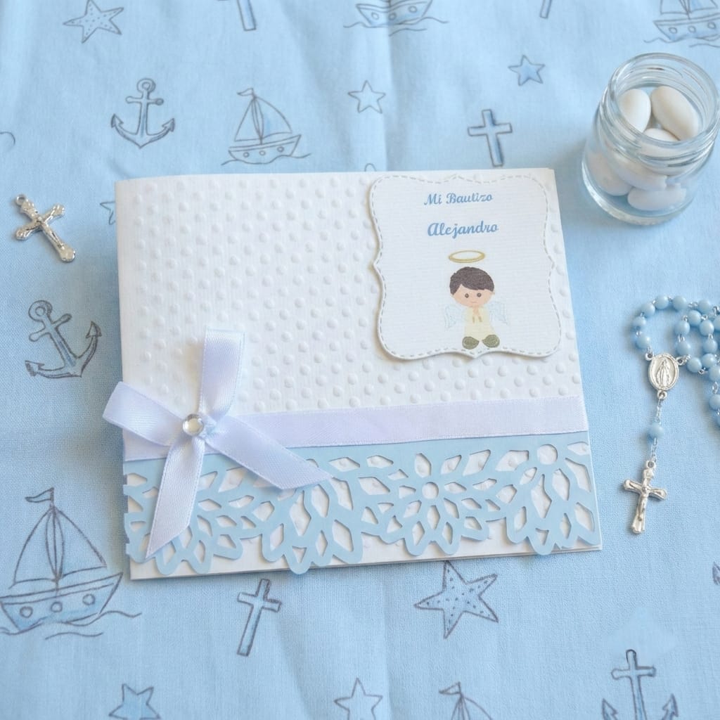 Invitación para Bautizo Arcángel