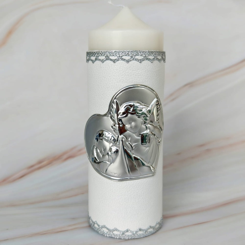 Kit de Bautizo Angel de la Guarda, Plata