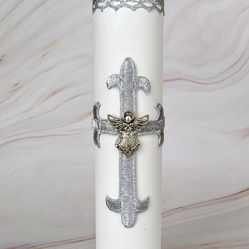 Kit de bautizo Angel de la Guarda Aplicacion de Metal