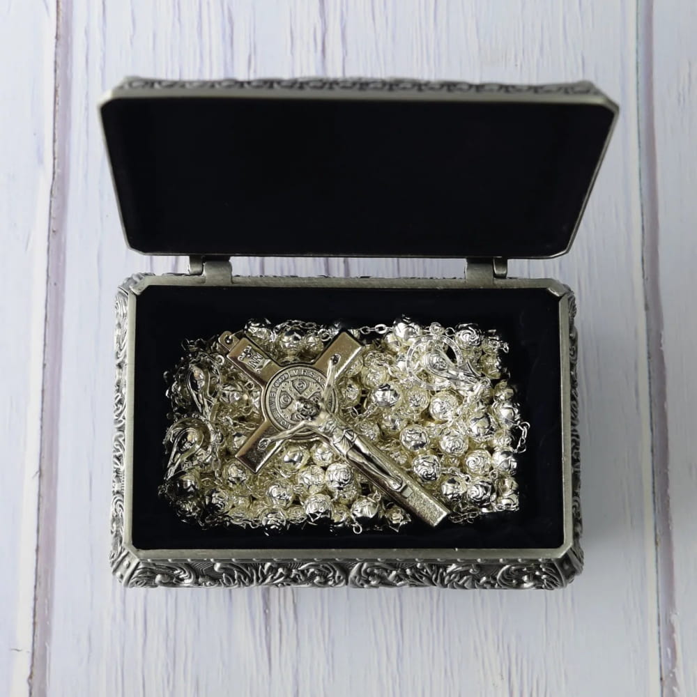 Lazo de Boda San Benito, italiano, con estuche petwer Classic Love.