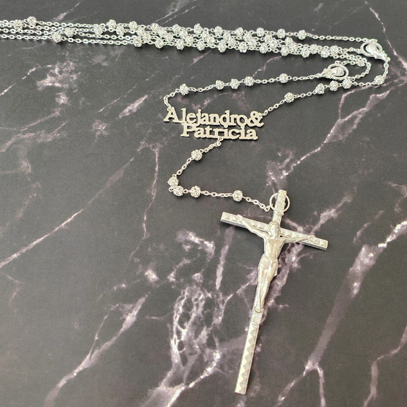 Lazo Bella Luz Personalizado,cruz italiana, Certificado de exclusividad