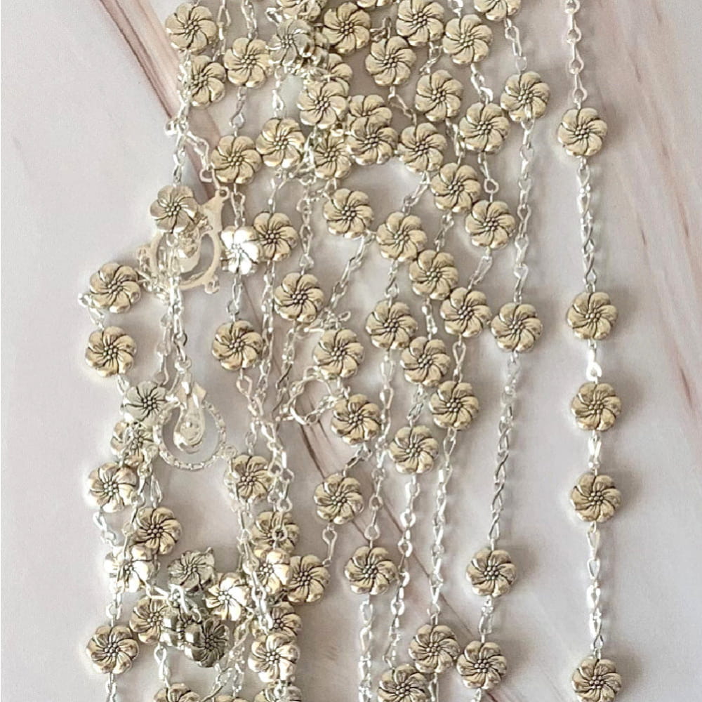 Lazo de boda Magnolia con cruz Italiana San Benito, Certificado de Exclusividad