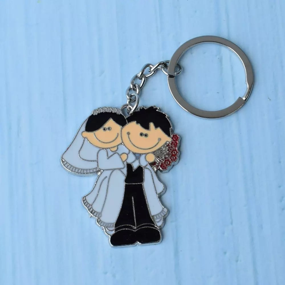 Llavero para boda, Novios Enamorados