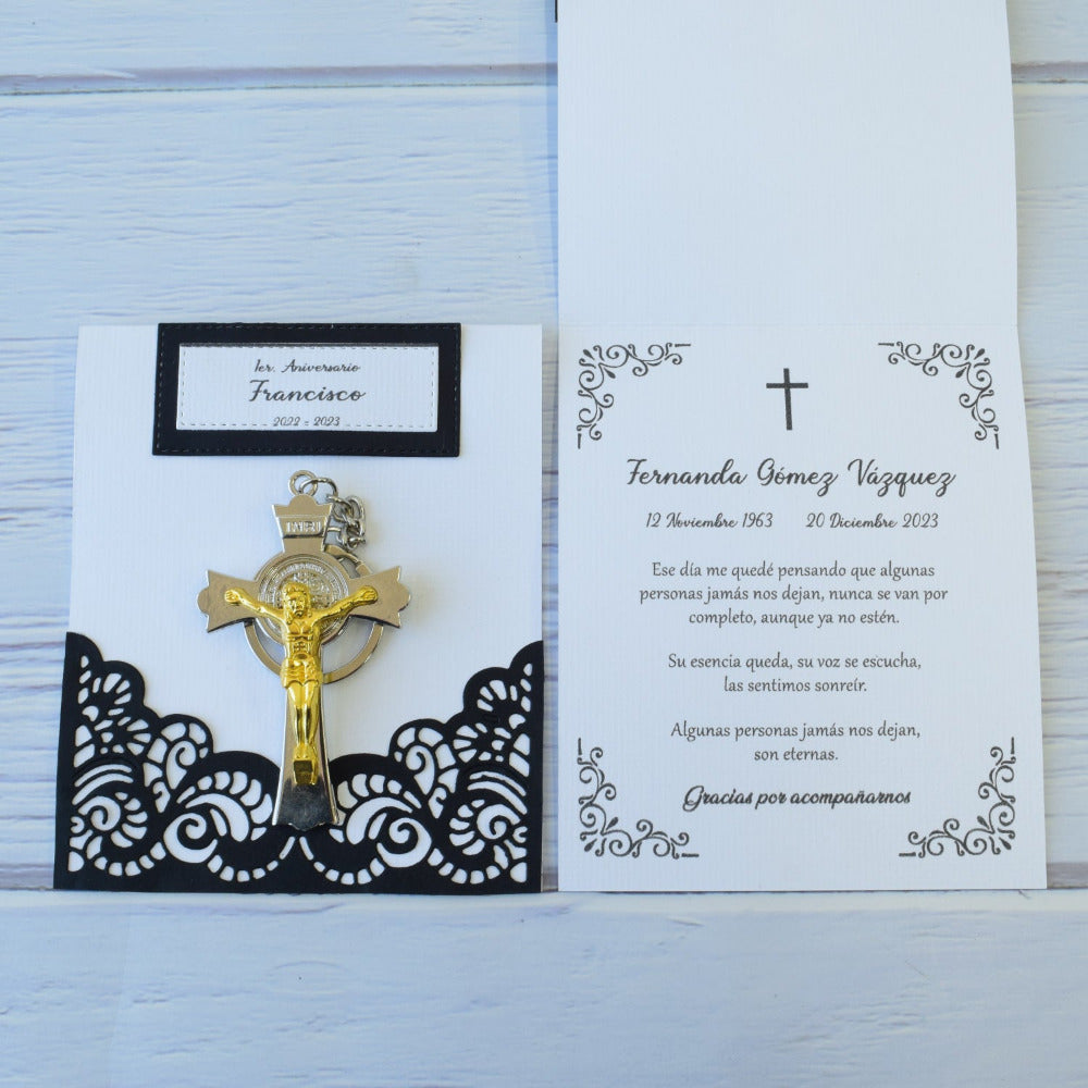 Recuerdo Luctuoso Llavero de Cristo