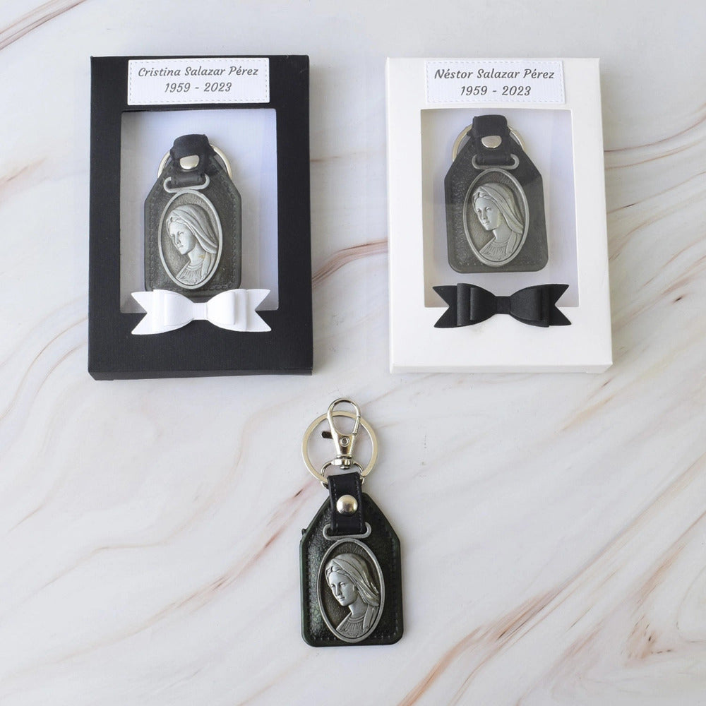 Recuerdo de fallecimiento para Hombre, Virgen María estilo italiano
