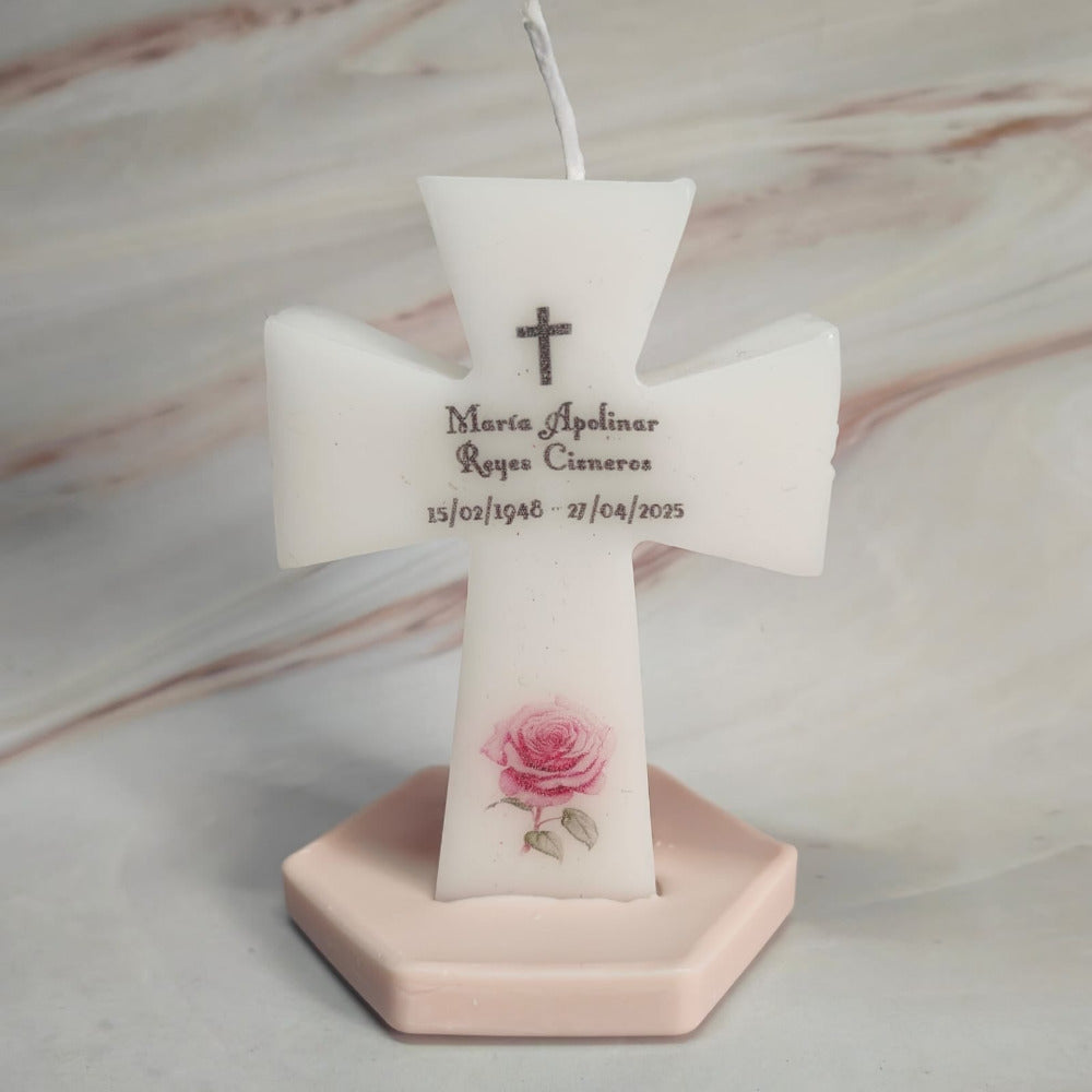 Vela de cruz, recuerdo luctuoso