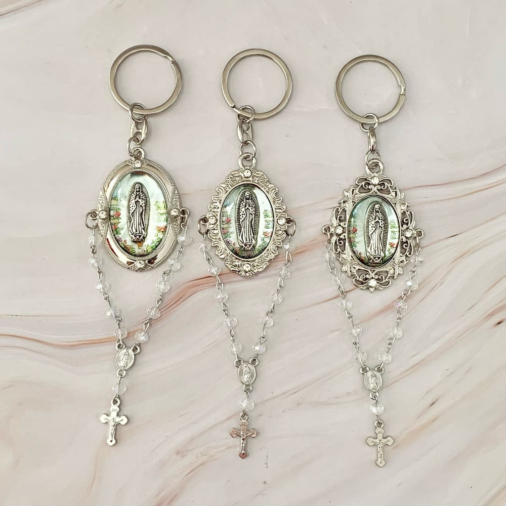 Recuerdo para Primera Comunión, Llavero de Virgen