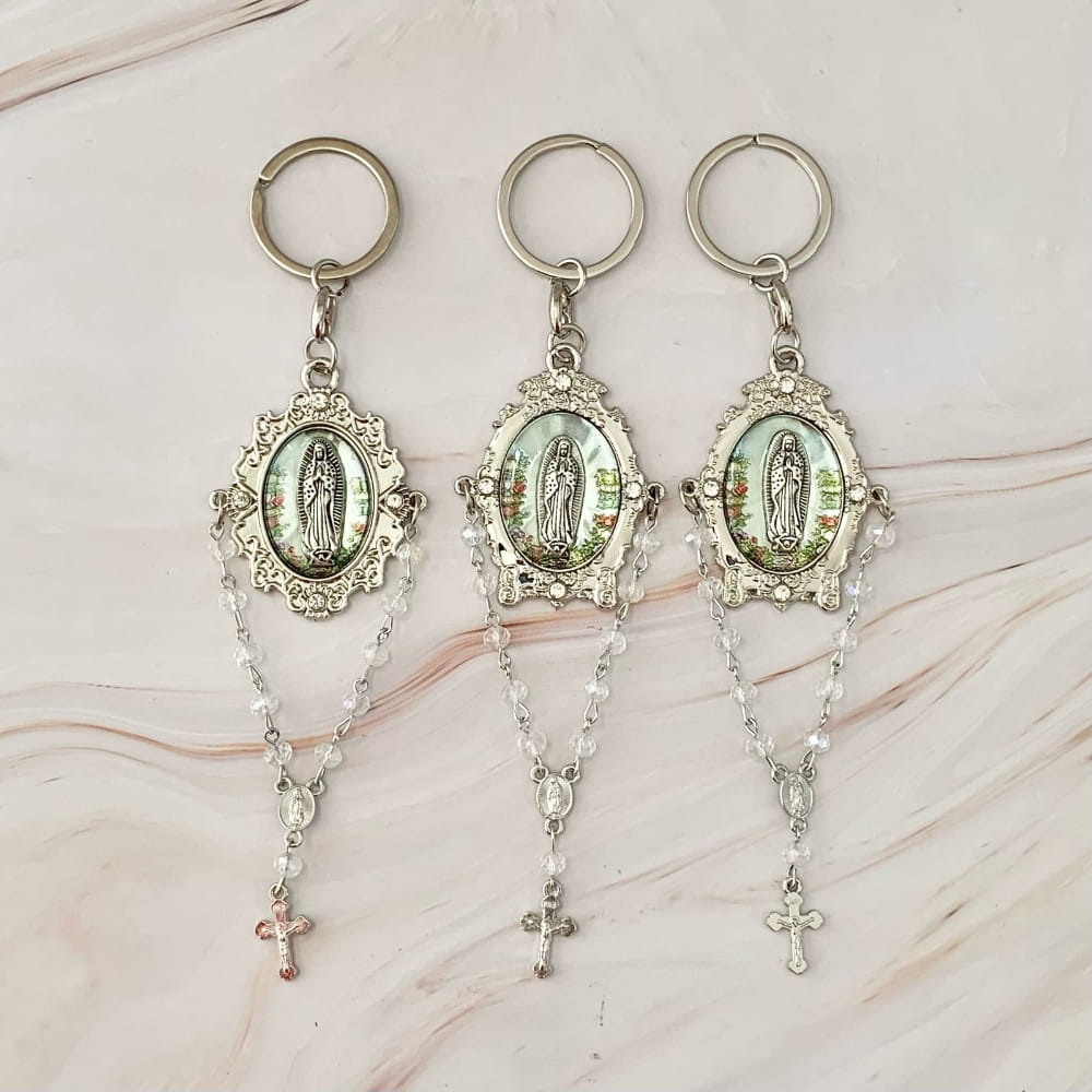Recuerdo para Primera Comunión, Llavero de Virgen