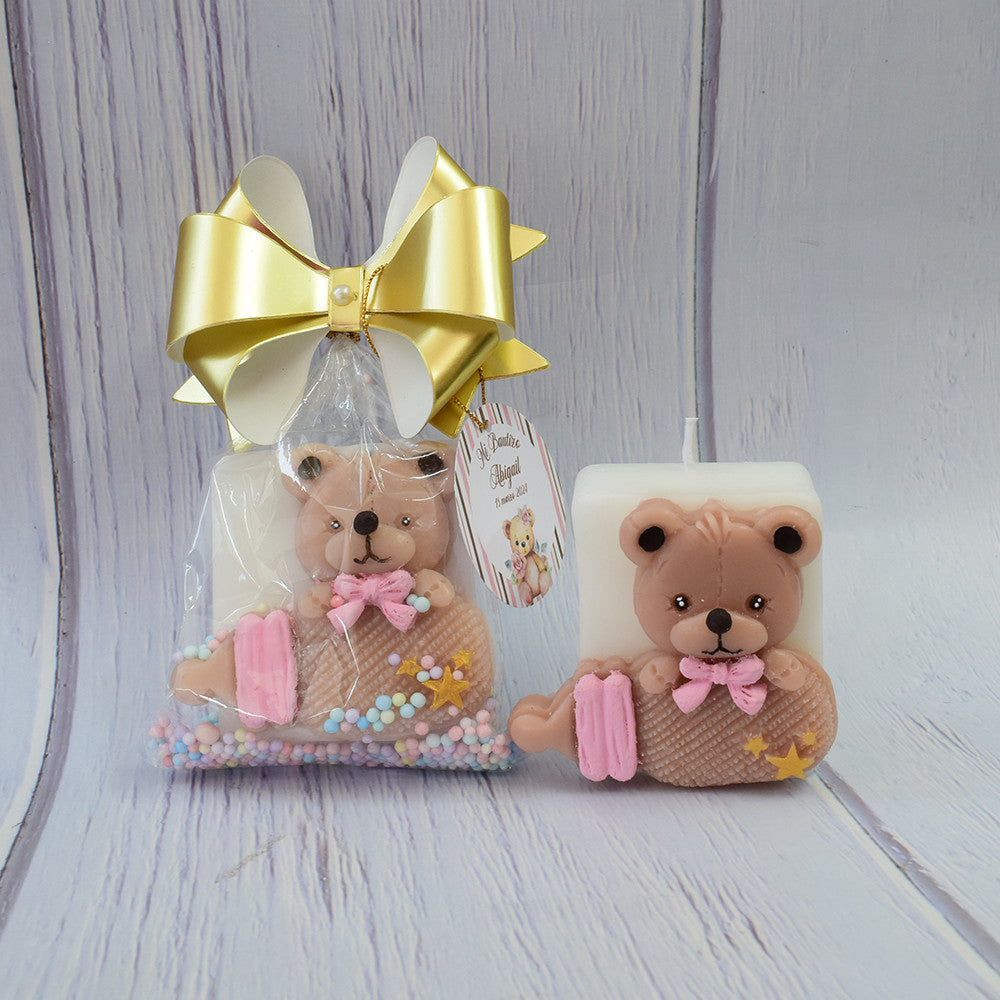 Vela Osito con Biberón Baby Shower