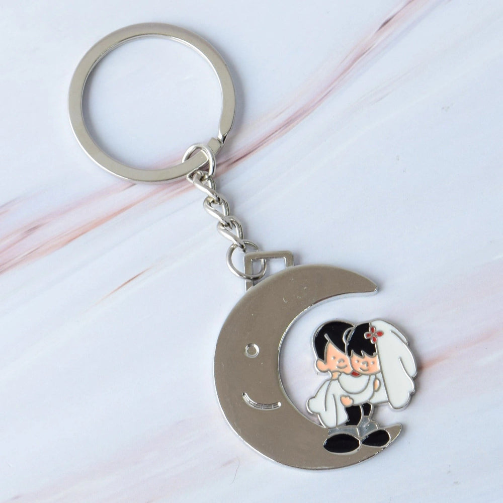 Recuerdo para Boda,  Llavero novios en la Luna