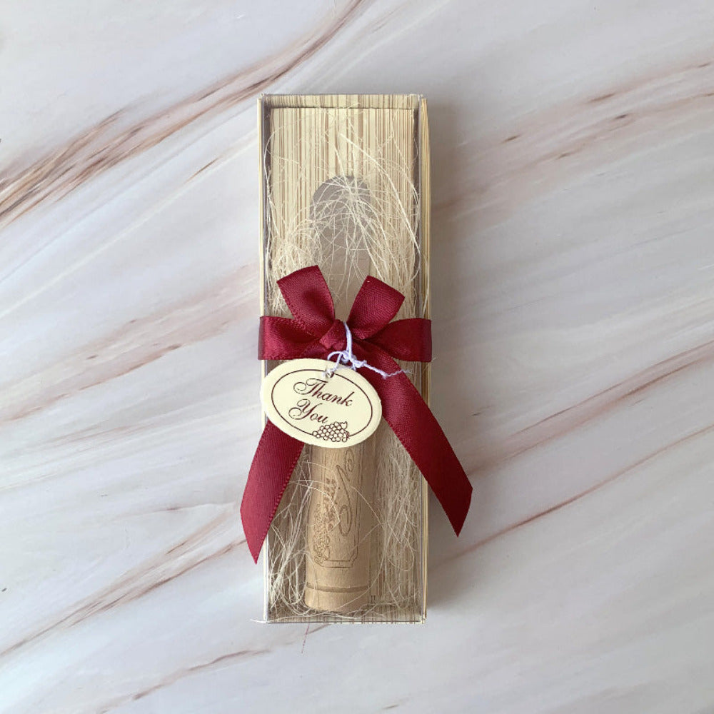 Untador de queso mantequilla con mango corcho de vino.