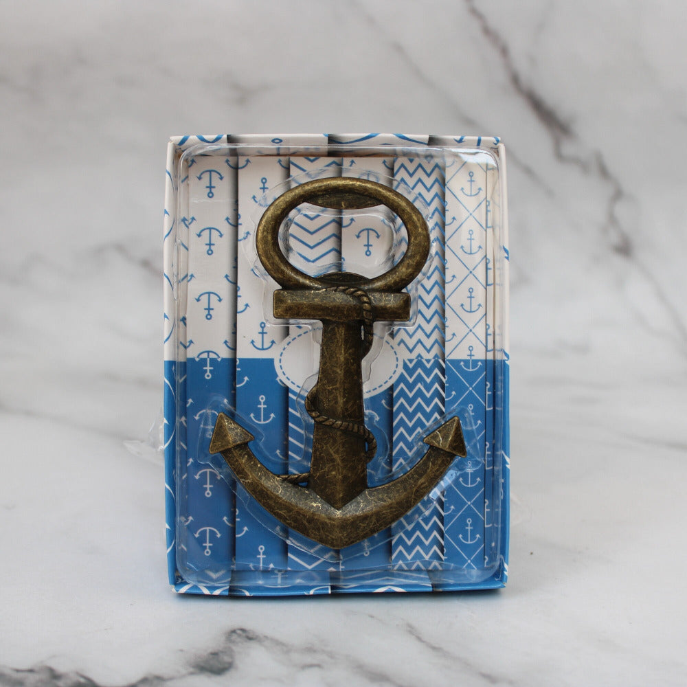 Recuerdo Destapador Ancla Vintage Bronce