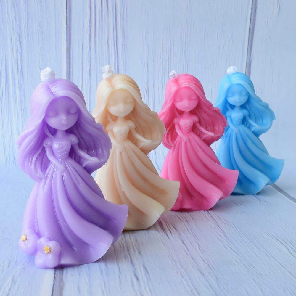 Vela de Quinceañera Bailando, Princesa colores disponibles